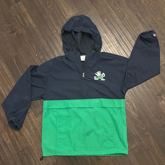 Notre Dame Men’s Windbreaker - Size Small - Picture 2 of 5